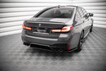 Maxton Parts - Diffusor Heckansatz passend für BMW M5 F90 schwarz Hochglanz
