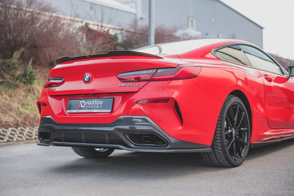 Maxton Parts - Diffusor Heckansatz passend für BMW M850i G15 Carbon Look