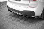 Maxton Parts - Diffusor Heckansatz passend für BMW X1 M-Paket F48 / F48 FL schwarz Hochglanz