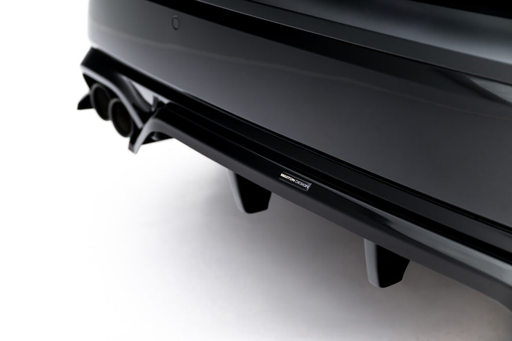 Maxton Parts - Diffusor Heckansatz passend für BMW X1 M35i U11 schwarz Hochglanz