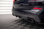 Maxton Parts - Diffusor Heckansatz passend für BMW X3 M40i / M40d G01 schwarz Hochglanz
