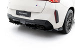 Maxton Parts - Diffusor Heckansatz passend für BMW X3 M50 G45 schwarz Hochglanz
