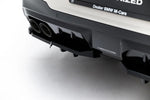 Maxton Parts - Diffusor Heckansatz passend für BMW X3 M50 G45 schwarz Hochglanz