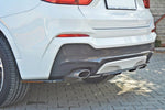 Maxton Parts - Diffusor Heckansatz passend für BMW X4 M Paket Carbon Look (BM-X4-26-MPACK-RD1+RD2-C)