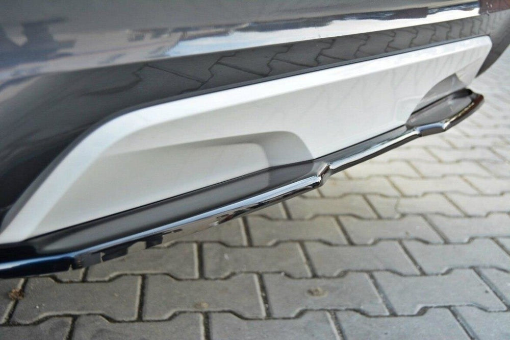 Maxton Parts - Diffusor Heckansatz passend für BMW X4 M Paket schwarz Hochglanz (BM-X4-26-MPACK-RD1-G)