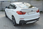Maxton Parts - Diffusor Heckansatz passend für BMW X4 M Paket schwarz Hochglanz (BM-X4-26-MPACK-RD1-G)