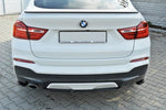 Maxton Parts - Diffusor Heckansatz passend für BMW X4 M Paket schwarz Hochglanz (BM-X4-26-MPACK-RD1-G)