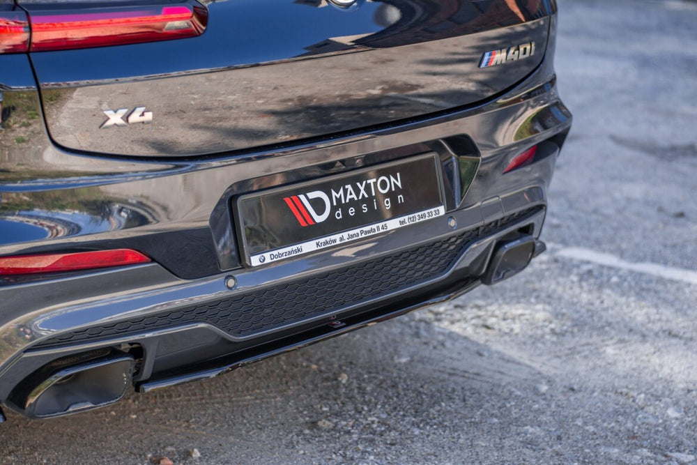 Maxton Parts - Diffusor Heckansatz passend für BMW X4 M40i G02 schwarz Hochglanz