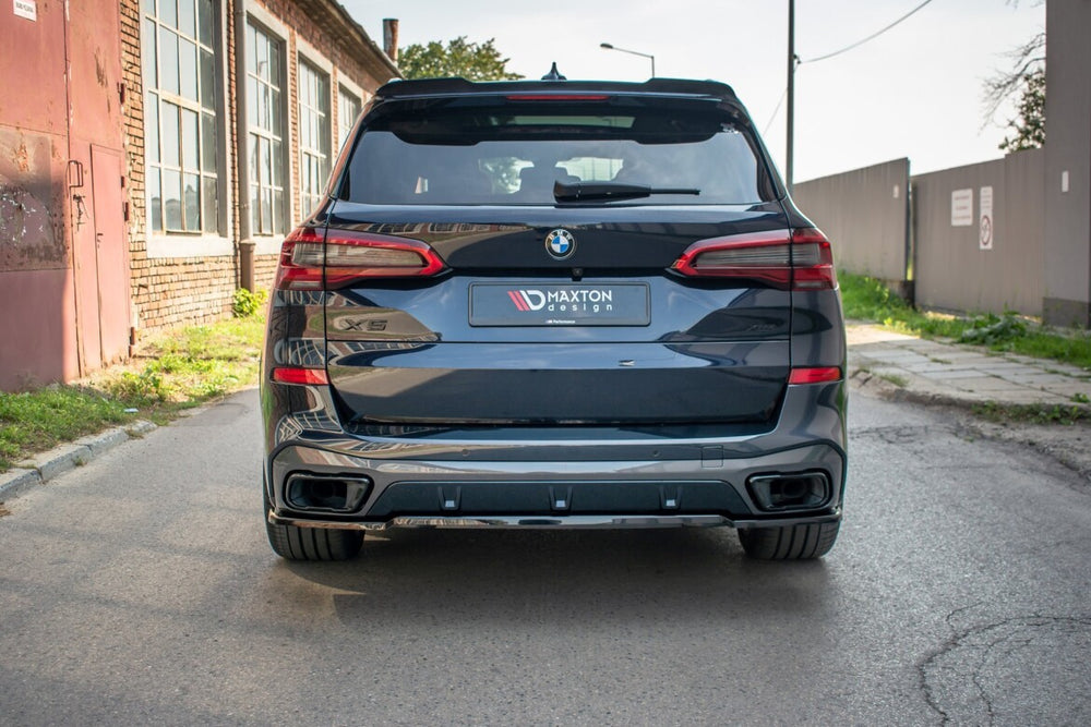 Maxton Parts - Diffusor Heckansatz passend für BMW X5 G05 M Paket schwarz Hochglanz
