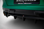 Maxton Parts - Diffusor Heckansatz passend für BMW X6 M F96 FL schwarz Hochglanz