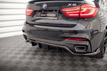 Maxton Parts - Diffusor Heckansatz passend für BMW X6 M-Paket F16 schwarz Hochglanz