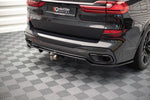 Maxton Parts - Diffusor Heckansatz passend für BMW X7 M-Paket G07 schwarz Hochglanz