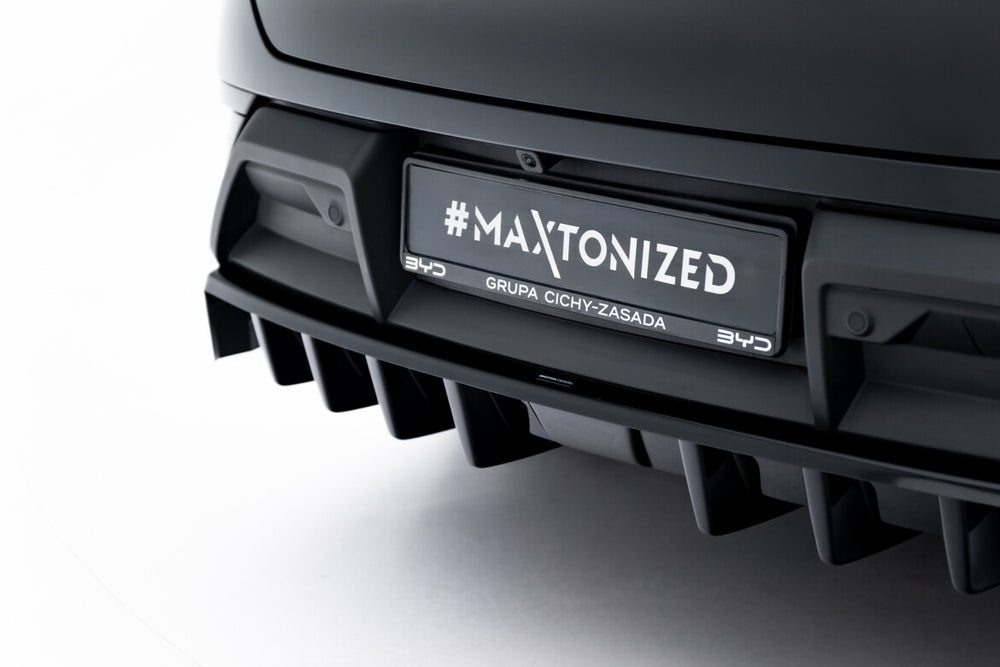 Maxton Parts - Diffusor Heckansatz passend für BYD Sealion 7 Mk1 schwarz Hochglanz