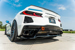 Maxton Parts - Diffusor Heckansatz passend für Chevrolet Corvette C8 schwarz Hochglanz