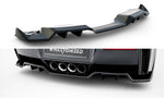 Maxton Parts - Diffusor Heckansatz passend für Chevrolet Corvette Z06 C7 schwarz Hochglanz