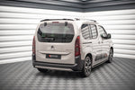Maxton Parts - Diffusor Heckansatz passend für Citroen Berlingo Mk3 schwarz Hochglanz
