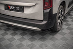 Maxton Parts - Diffusor Heckansatz passend für Citroen Berlingo Mk3 schwarz Hochglanz