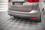 Maxton Parts - Diffusor Heckansatz passend für Ford C-Max Mk2 schwarz Hochglanz