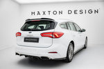 Maxton Parts - Diffusor Heckansatz passend für Ford Focus Vignale Kombi Mk4 schwarz Hochglanz