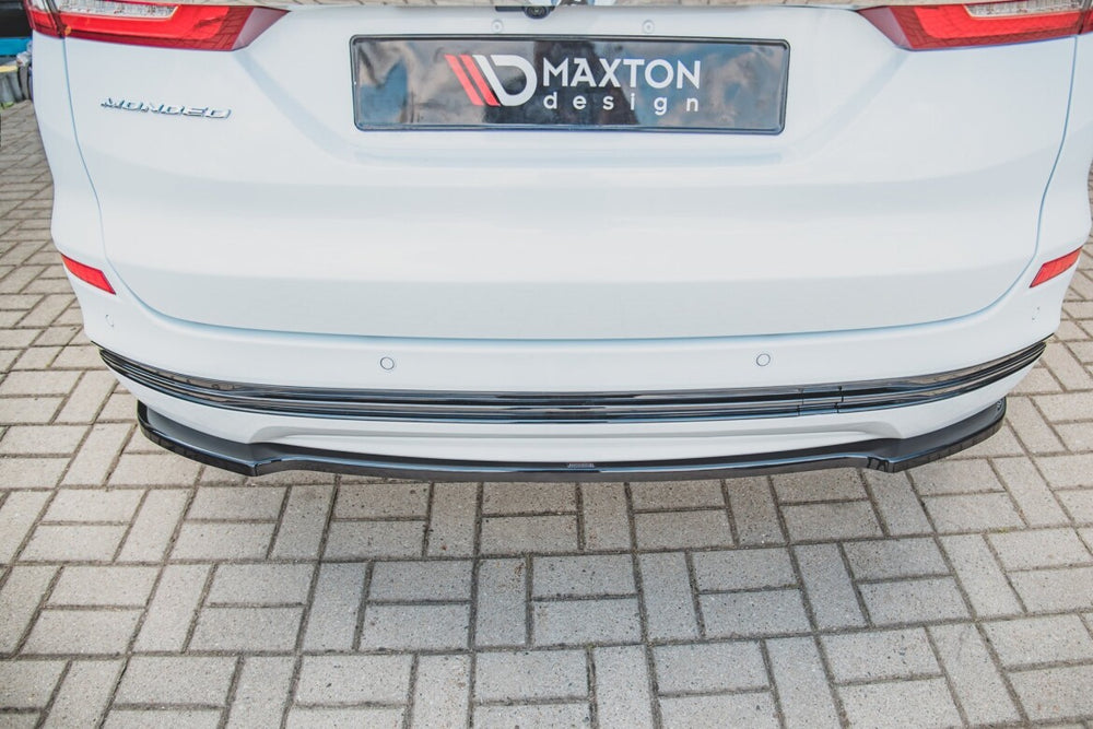 Maxton Parts - Diffusor Heckansatz passend für Ford Mondeo Kombi Platinium Mk5 FL schwarz Hochglanz