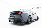 Maxton Parts - Diffusor Heckansatz passend für Ford Mustang Dark Horse Mk7 schwarz Hochglanz