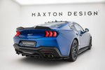 Maxton Parts - Diffusor Heckansatz passend für Ford Mustang GT Mk7 schwarz Hochglanz