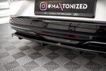 Maxton Parts - Diffusor Heckansatz passend für Ford Mustang Mach-E Mk1 schwarz Hochglanz