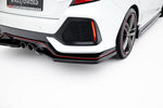 Maxton Parts - Diffusor Heckansatz passend für Honda Civic Sport Mk 10 schwarz Hochglanz
