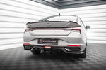 Maxton Parts - Diffusor Heckansatz passend für Hyundai Elantra Mk7 schwarz Hochglanz