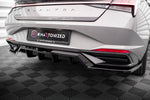 Maxton Parts - Diffusor Heckansatz passend für Hyundai Elantra Mk7 schwarz Hochglanz