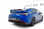 Maxton Parts - Diffusor Heckansatz passend für Hyundai Elantra N Mk7 schwarz Hochglanz