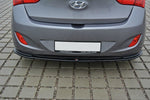 Maxton Parts - Diffusor Heckansatz passend für Hyundai i30 mk.2 schwarz Hochglanz