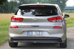 Maxton Parts - Diffusor Heckansatz passend für Hyundai I30 MK3 Hatchback schwarz Hochglanz (HY-I30-3-RD1-G)