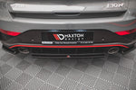 Maxton Parts - Diffusor Heckansatz passend für Hyundai I30 N Hatchback Mk3 FL schwarz Hochglanz