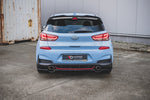 Maxton Parts - Diffusor Heckansatz passend für Hyundai I30 N Mk3 Hatchback schwarz Hochglanz (HY-I30-3-N-RD1-G)