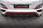 Maxton Parts - Diffusor Heckansatz passend für Hyundai Kona N Mk1 schwarz Hochglanz