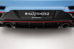 Maxton Parts - Diffusor Heckansatz passend für Hyundai Veloster N Mk2 schwarz Hochglanz