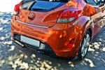 Maxton Parts - Diffusor Heckansatz passend für Hyundai Veloster schwarz Hochglanz