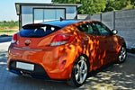 Maxton Parts - Diffusor Heckansatz passend für Hyundai Veloster schwarz Hochglanz