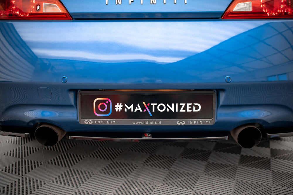 Maxton Parts - Diffusor Heckansatz passend für Infiniti G37 Coupe schwarz Hochglanz