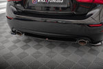 Maxton Parts - Diffusor Heckansatz passend für Infiniti Q50 S Mk1 schwarz Hochglanz
