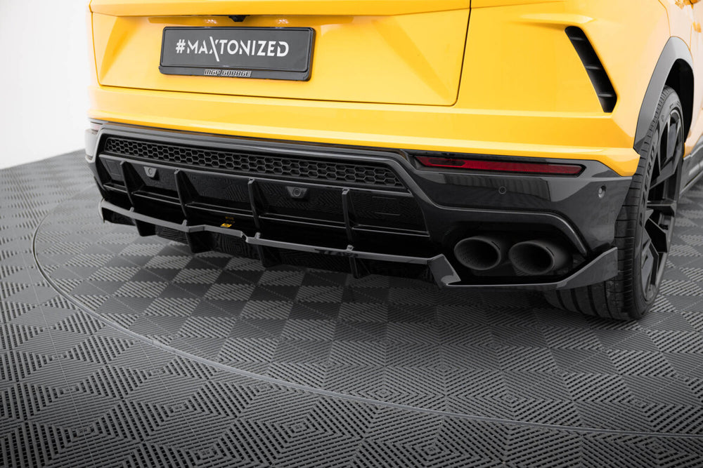Maxton Parts - Diffusor Heckansatz passend für Lamborghini Urus Mk1 schwarz Hochglanz