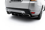 Maxton Parts - Diffusor Heckansatz passend für Land Rover Range Rover Sport Mk2 Facelift schwarz Hochglanz
