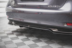 Maxton Parts - Diffusor Heckansatz passend für Lexus GS F Sport Hybrid Mk4 (L10) schwarz Hochglanz