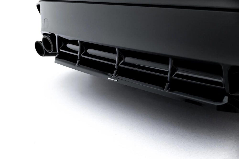 Maxton Parts - Diffusor Heckansatz passend für Lexus IS 500 Mk3 Facelift 2 (XE30) schwarz Hochglanz