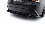 Maxton Parts - Diffusor Heckansatz passend für Lexus IS 500 Mk3 Facelift 2 (XE30) schwarz Hochglanz