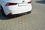 Maxton Parts - Diffusor Heckansatz passend für Lexus IS Mk3 H schwarz Hochglanz (LE-IS-3-H-RD1+RD2-G)