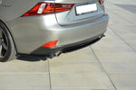 Maxton Parts - Diffusor Heckansatz passend für Lexus IS Mk3 T schwarz Hochglanz (LE-IS-3-T-RD1-G)
