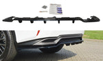 Maxton Parts - Diffusor Heckansatz passend für Lexus RX Mk4 H schwarz Hochglanz (LE-RX-4-H-RD1+RD2-G)