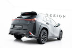 Maxton Parts - Diffusor Heckansatz passend für Lexus UX F-Sport Mk1 schwarz Hochglanz